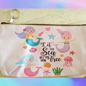 Mermaid life zipper pouch